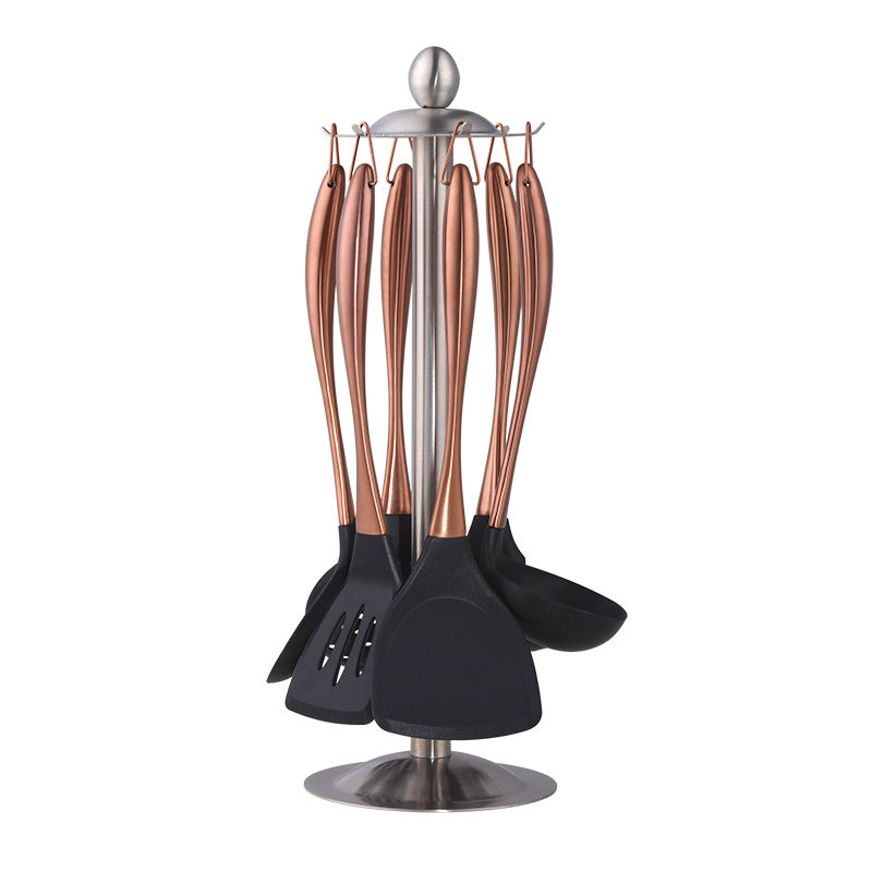 Stainless Steel Kitchenware 7-piece Set With Stand