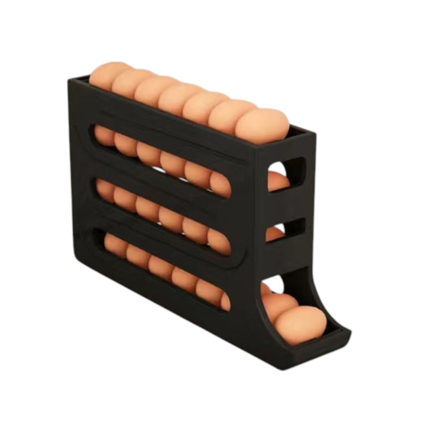 Refrigerator 4-Layer Automatic Egg Roller Sliding Egg