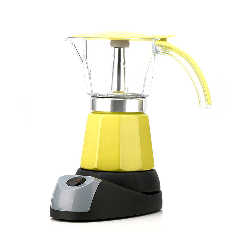 Octagonal Electric Heating Moka Pot Coffee Making