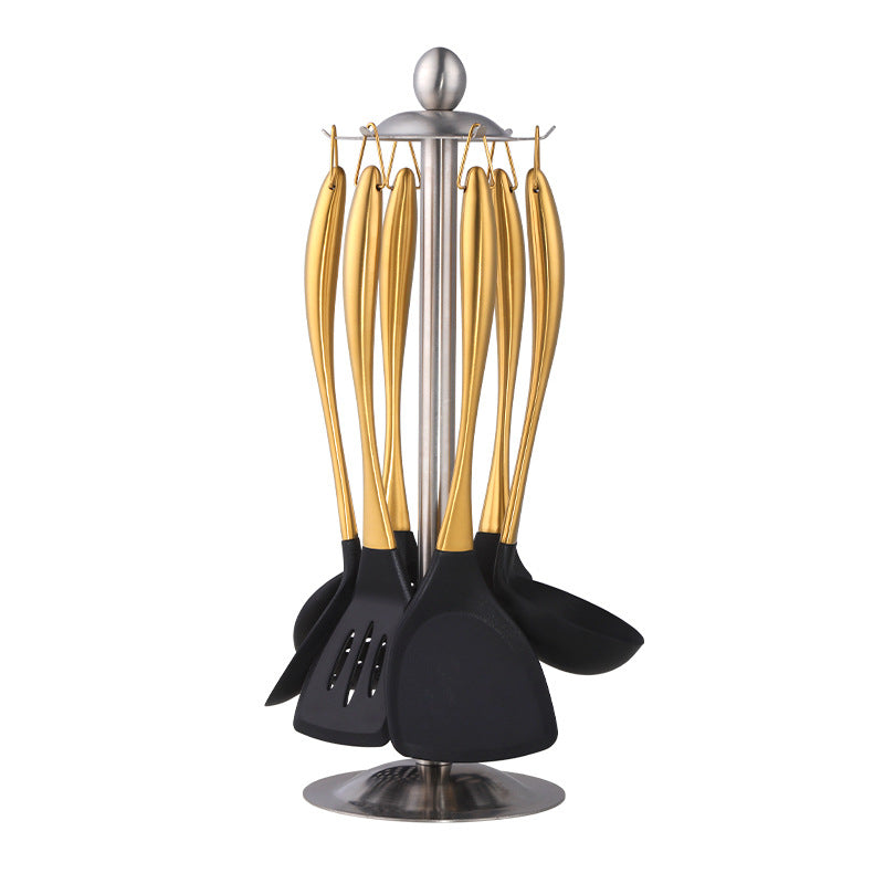 Stainless Steel Kitchenware 7-piece Set With Stand