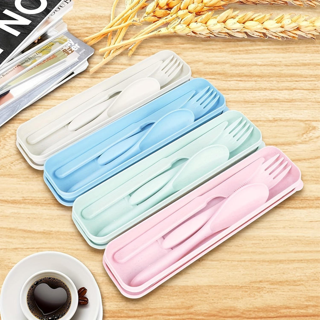 Sustainable Diet 4-Piece Eco-Friendly Cutlery Set