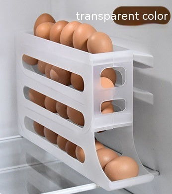 Refrigerator 4-Layer Automatic Egg Roller Sliding Egg