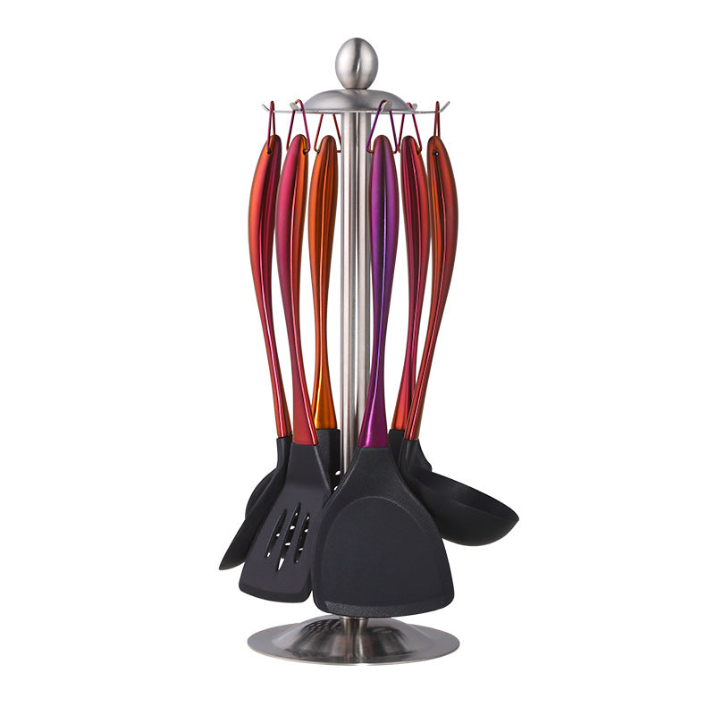 Stainless Steel Kitchenware 7-piece Set With Stand