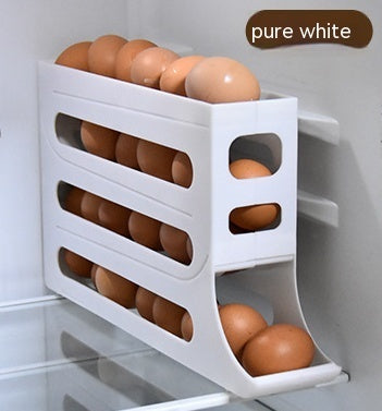 Refrigerator 4-Layer Automatic Egg Roller Sliding Egg