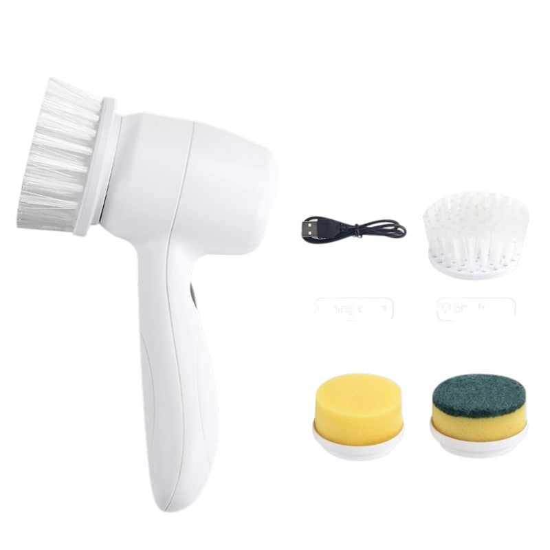 Electric Cleaning Brush 4 In 1 Spinning Scrubber