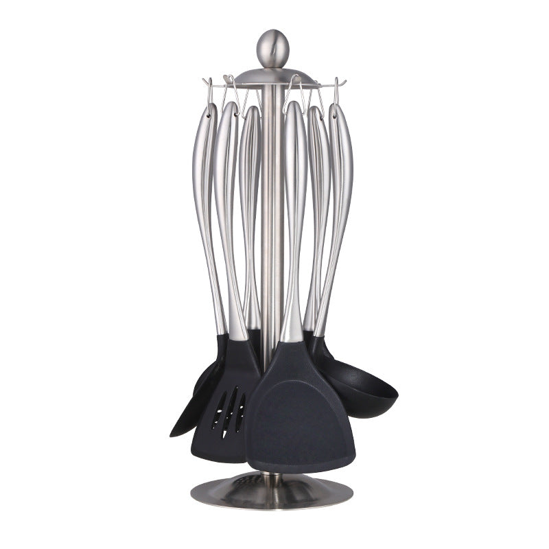 Stainless Steel Kitchenware 7-piece Set With Stand