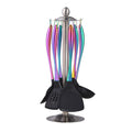 stainless steel kitchenware 7-piece set with stand